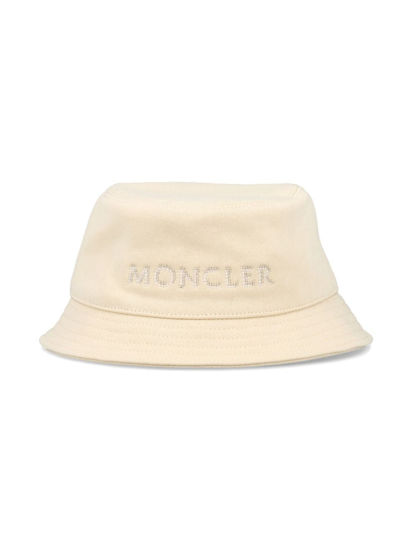 MONCLER Kids Bucket hat with embroidered logo