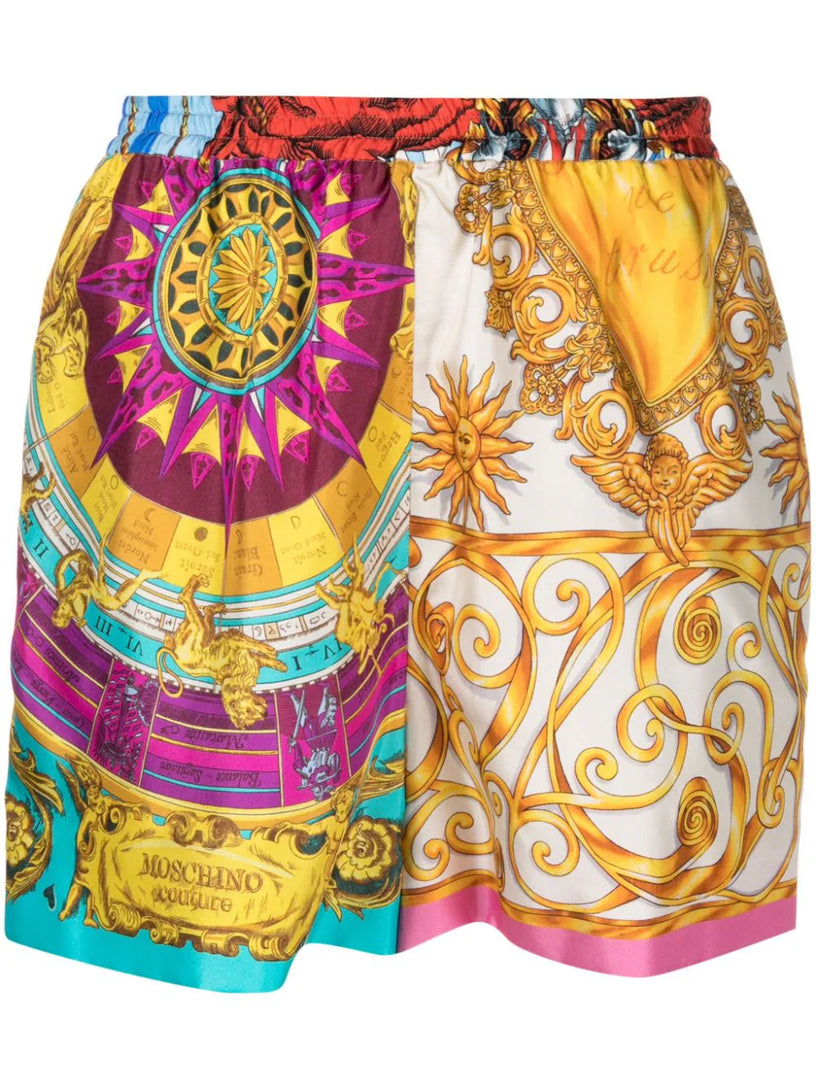 Moschino Shorts with scarf print