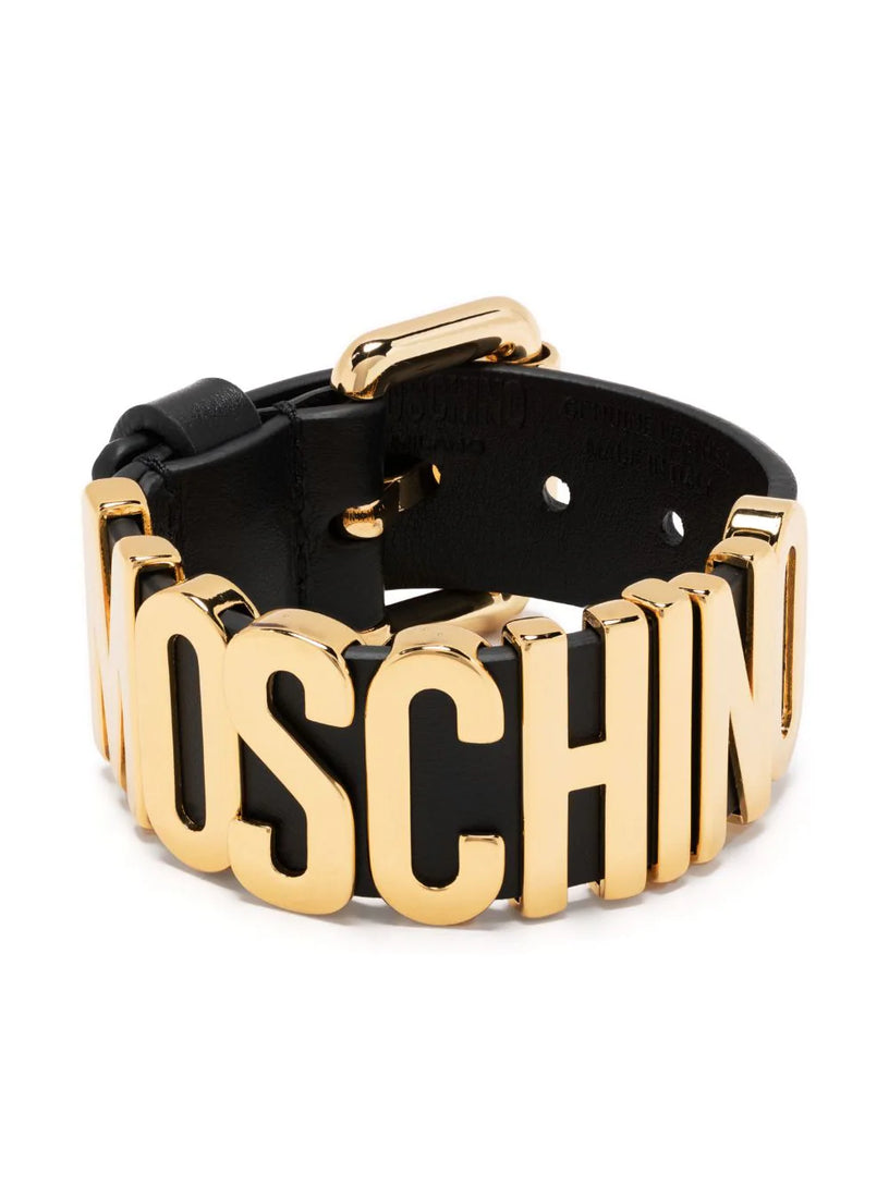 Moschino Lettering logo bracelet