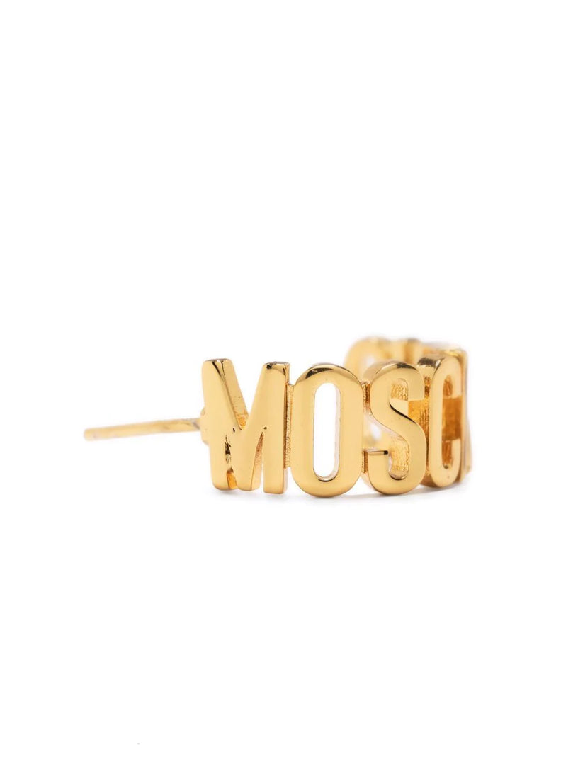 Lettering Logo Small Earrings