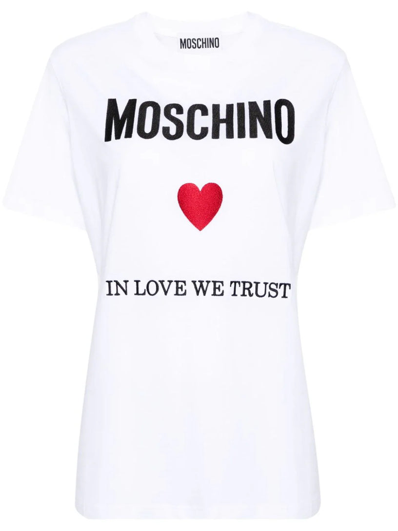 Moschino In love we trust t-shirt