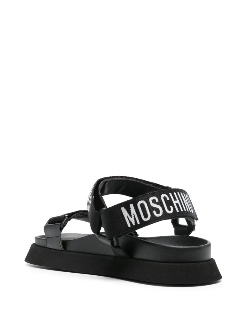 Logo Tape Sandals