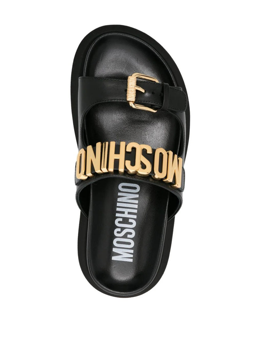 Lettering Logo Sandals