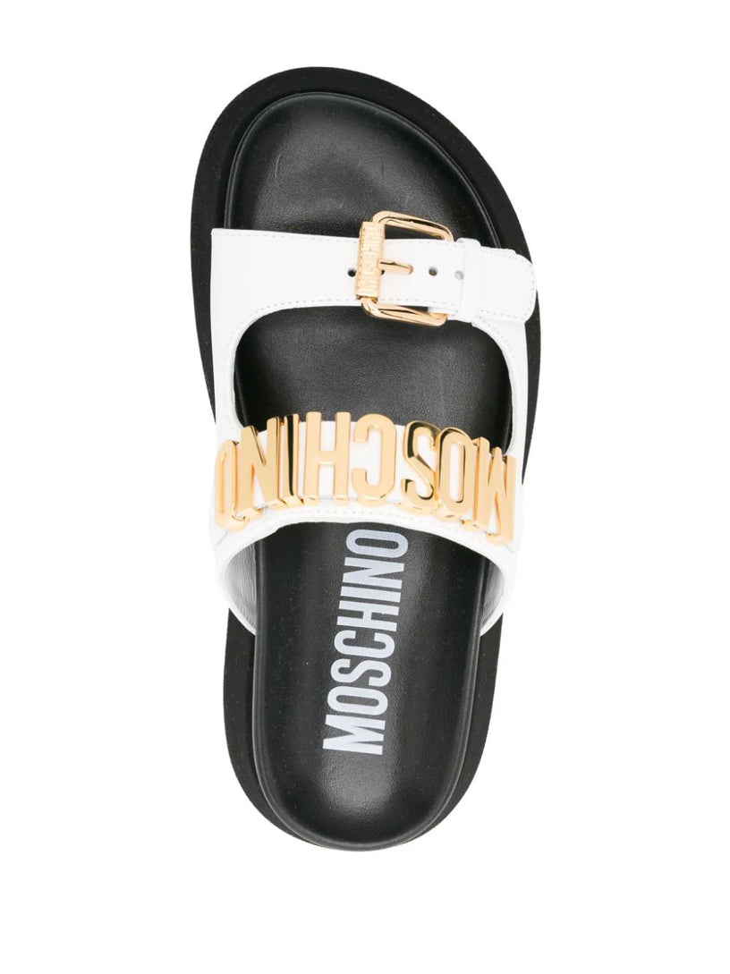 Lettering Logo Sandals