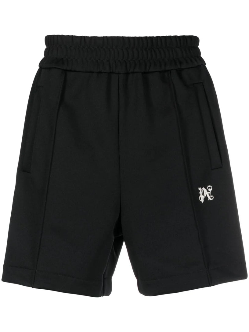 PALM ANGELS Sports shorts with monogram