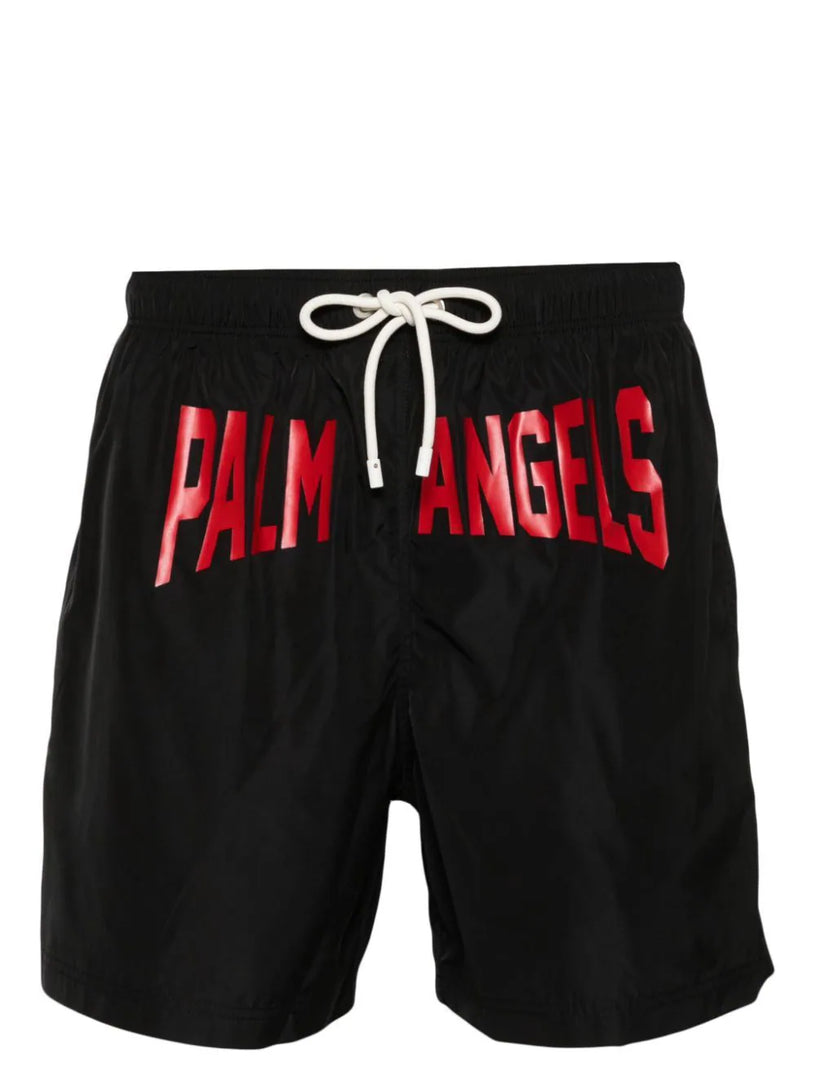 PALM ANGELS Swim shorts with logo