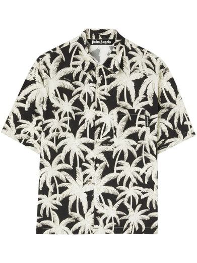 Shirt with palm trees