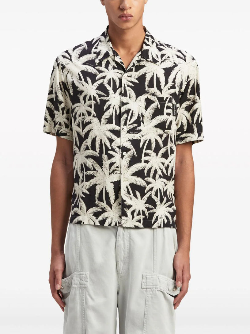 Shirt with palm trees