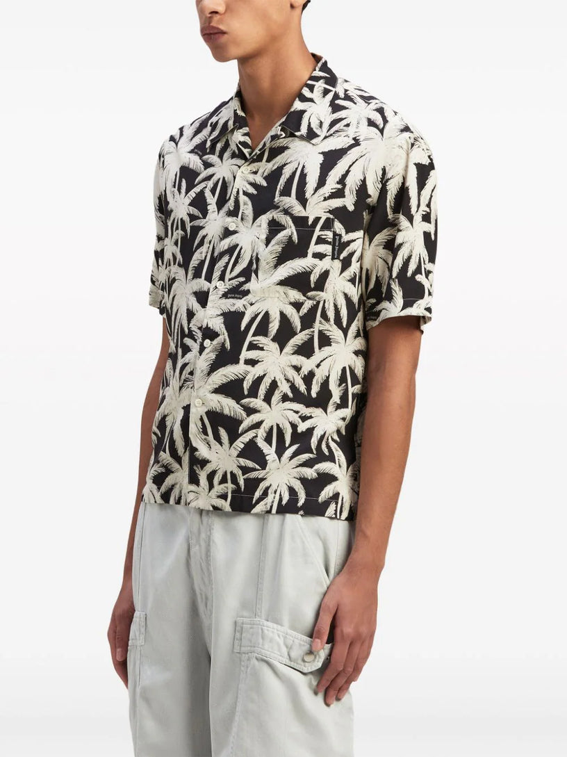 Shirt with palm trees