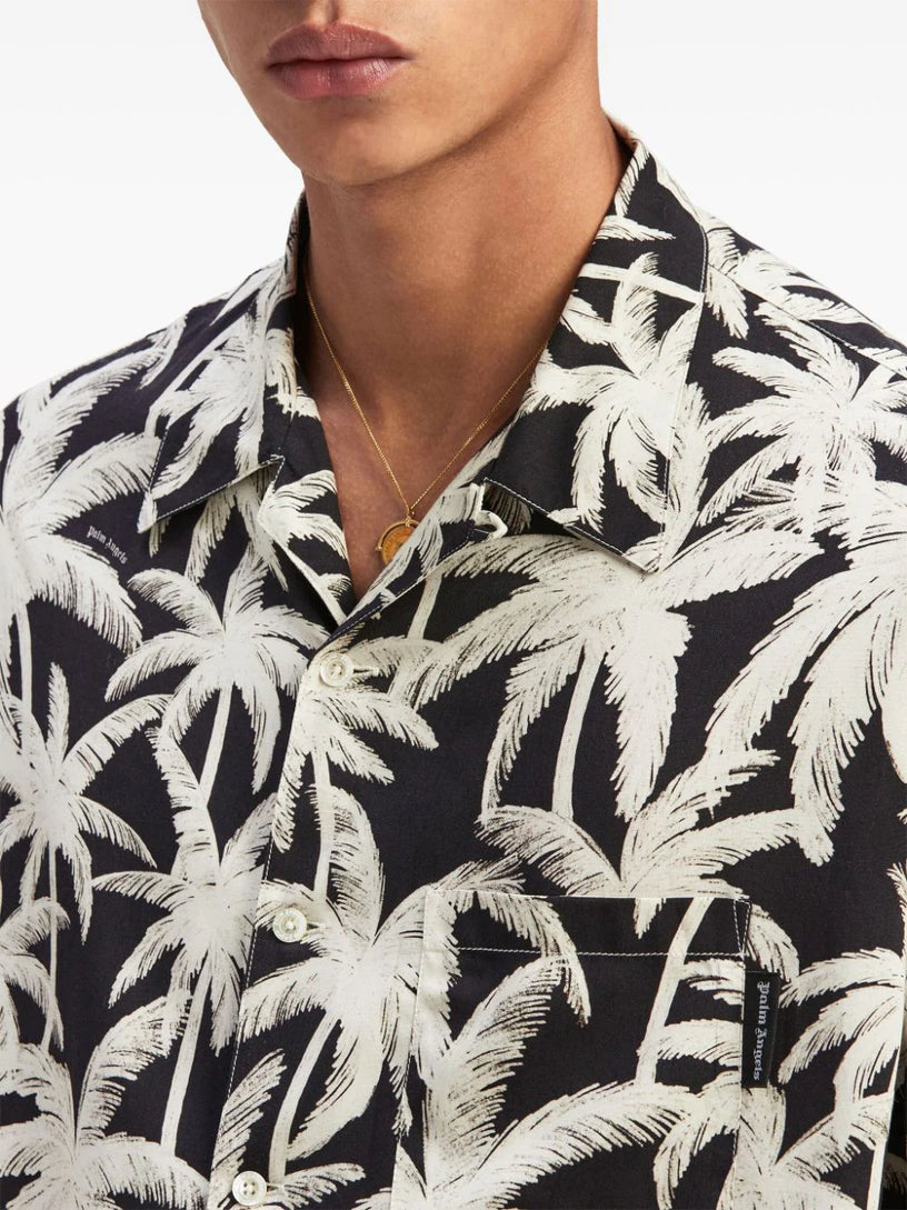 Shirt with palm trees