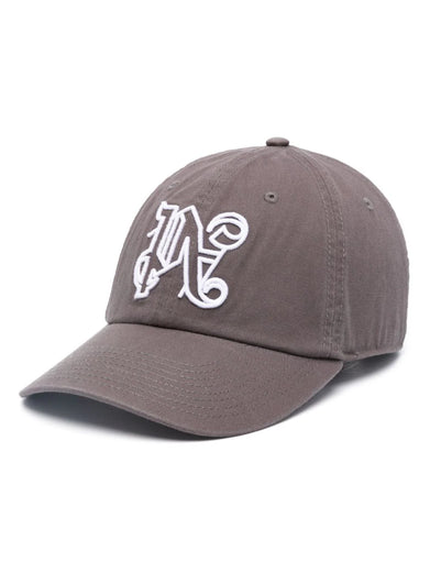 Baseball cap with monogram