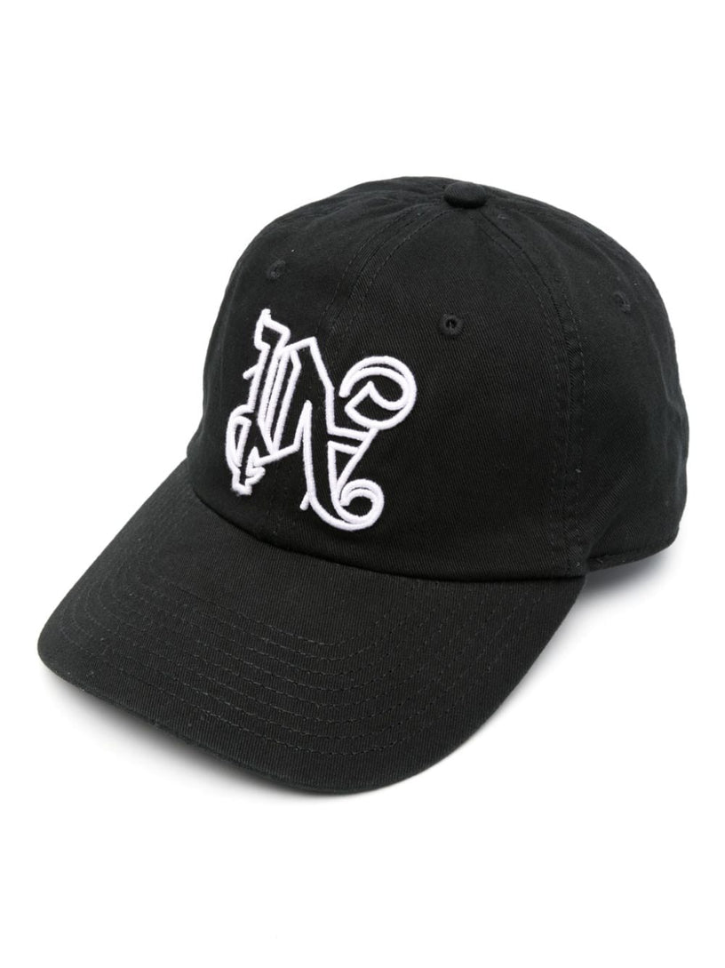 Baseball cap with monogram