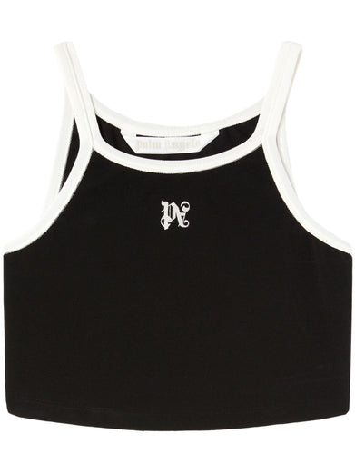 Crop top with logo