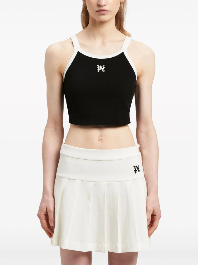 Crop top with logo