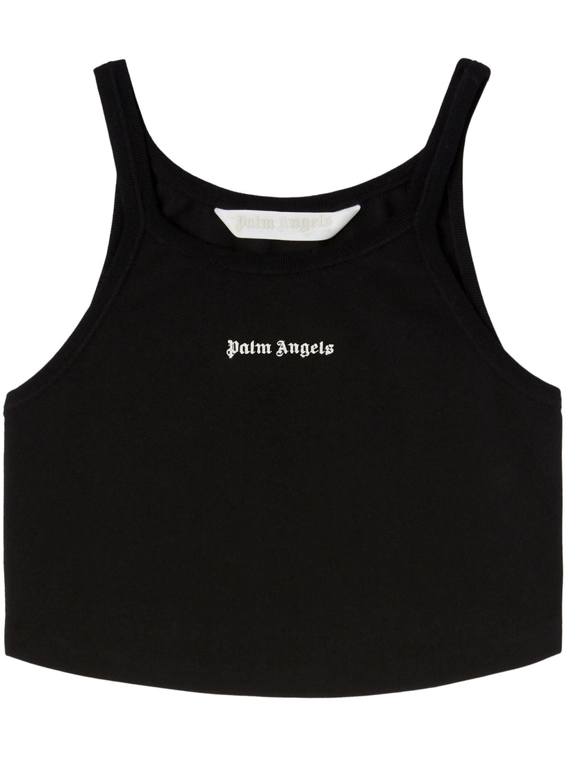 Crop top with logo