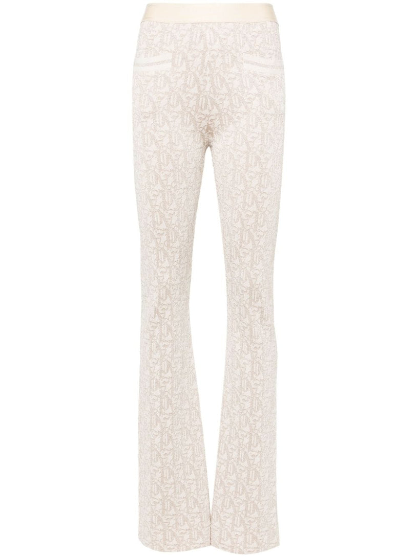 PALM ANGELS Monogram knit trousers