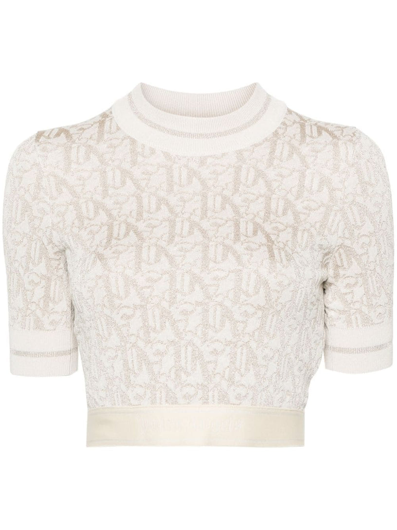 PALM ANGELS Monogram knit sweater