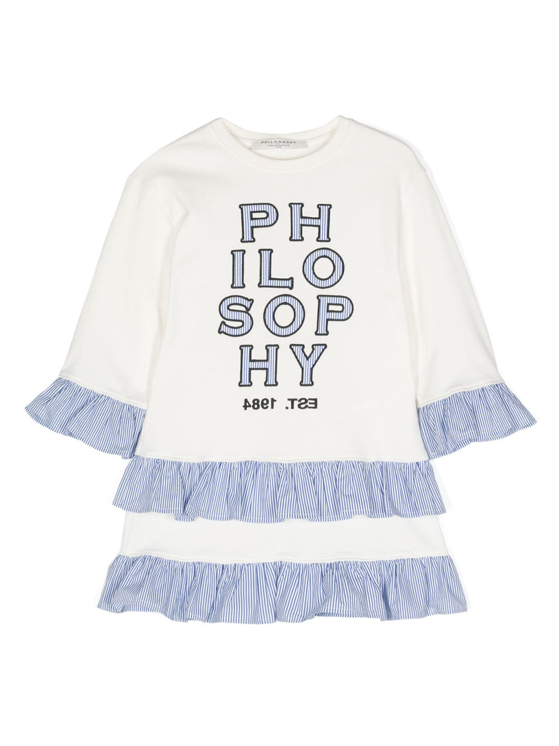 Philosophy Kids Dress with logo