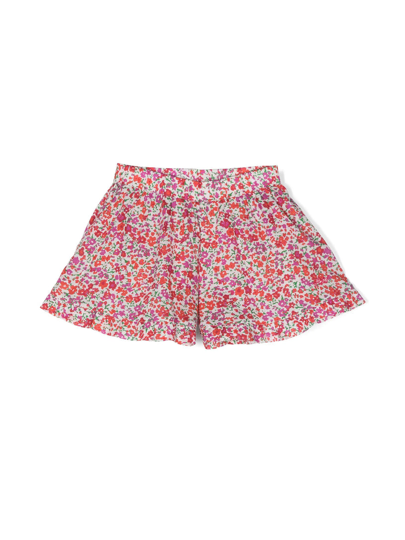 Philosophy Kids Shorts with flower print