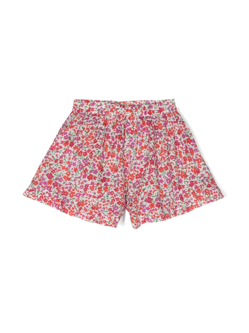 Shorts with flower print