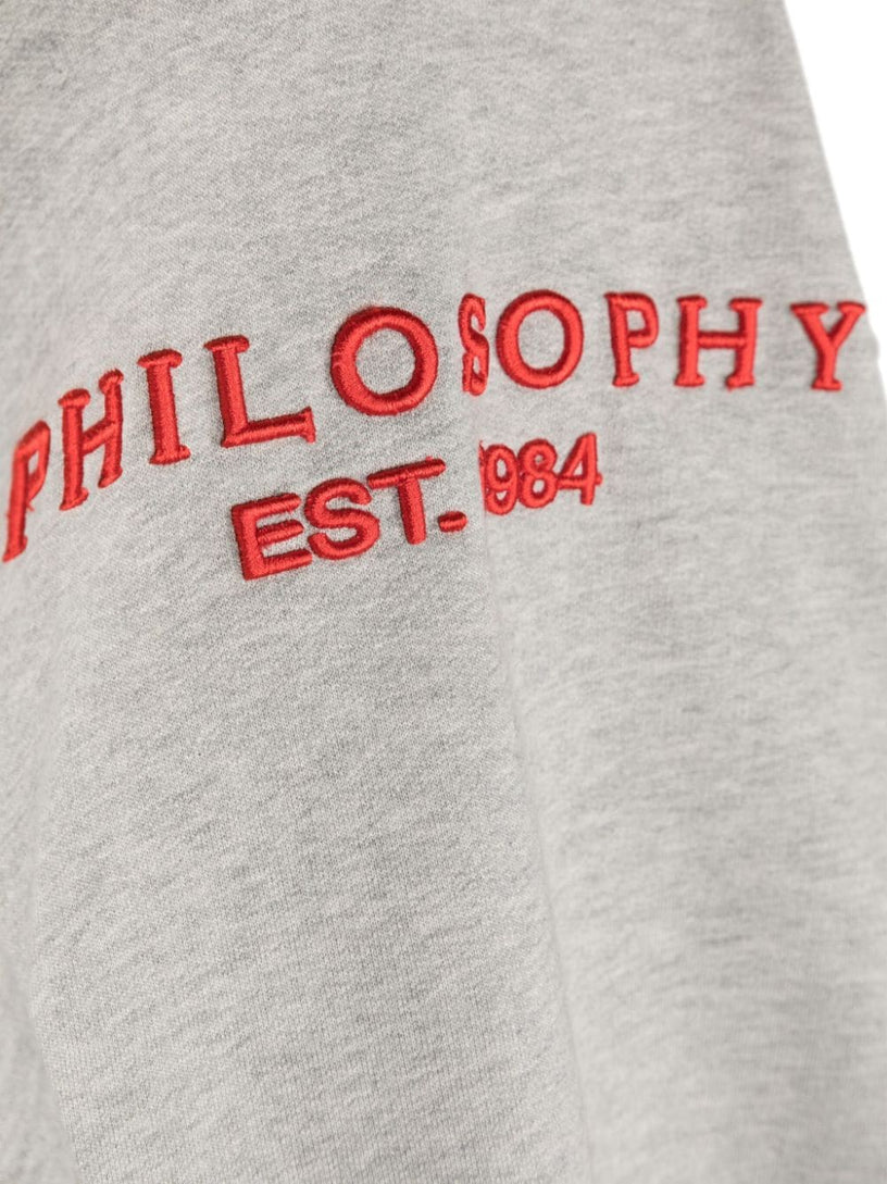 Sweatshirt with logo embroidery