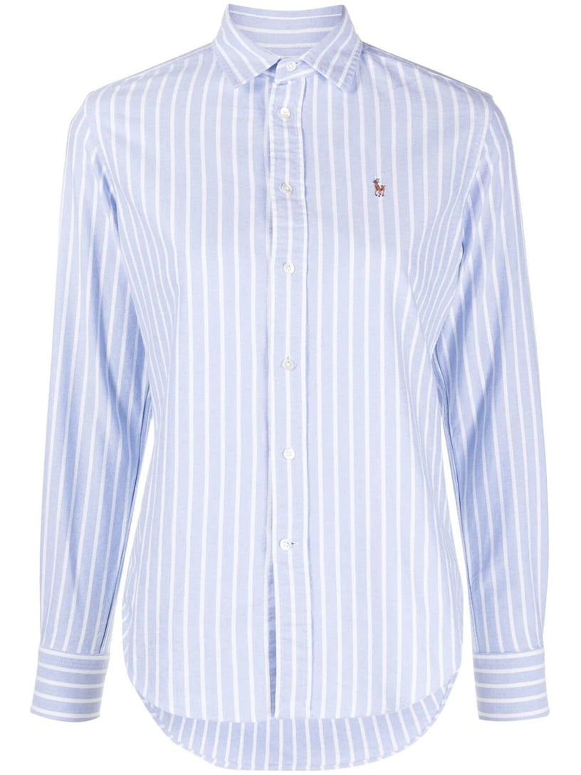 Classic Fit Striped Oxford Shirt