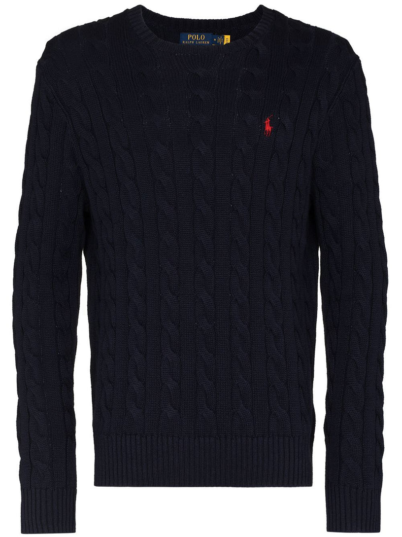 POLO RALPH LAUREN Cable-knit cotton jumper