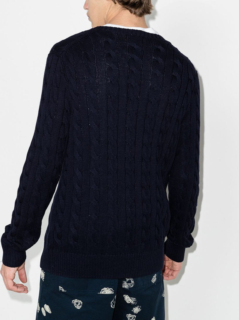 Cable-Knit Cotton Jumper