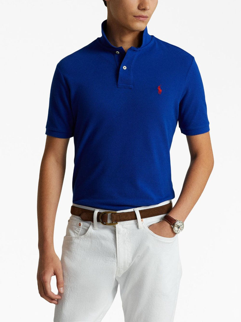 Classic Fit Mesh Polo Shirt