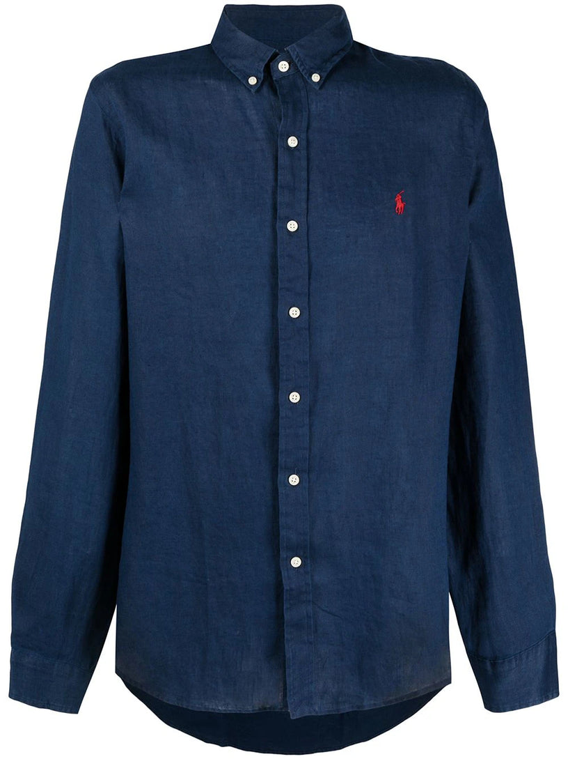 POLO RALPH LAUREN Slim-fit linen shirt