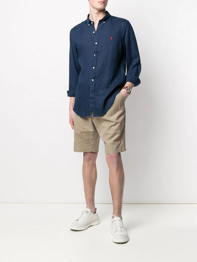 Slim-Fit linen shirt