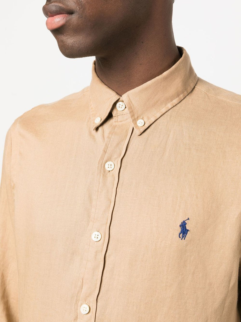 Slim-Fit linen shirt