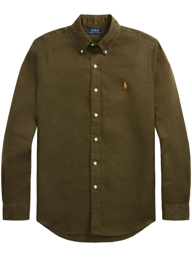 POLO RALPH LAUREN Slim-fit linen shirt