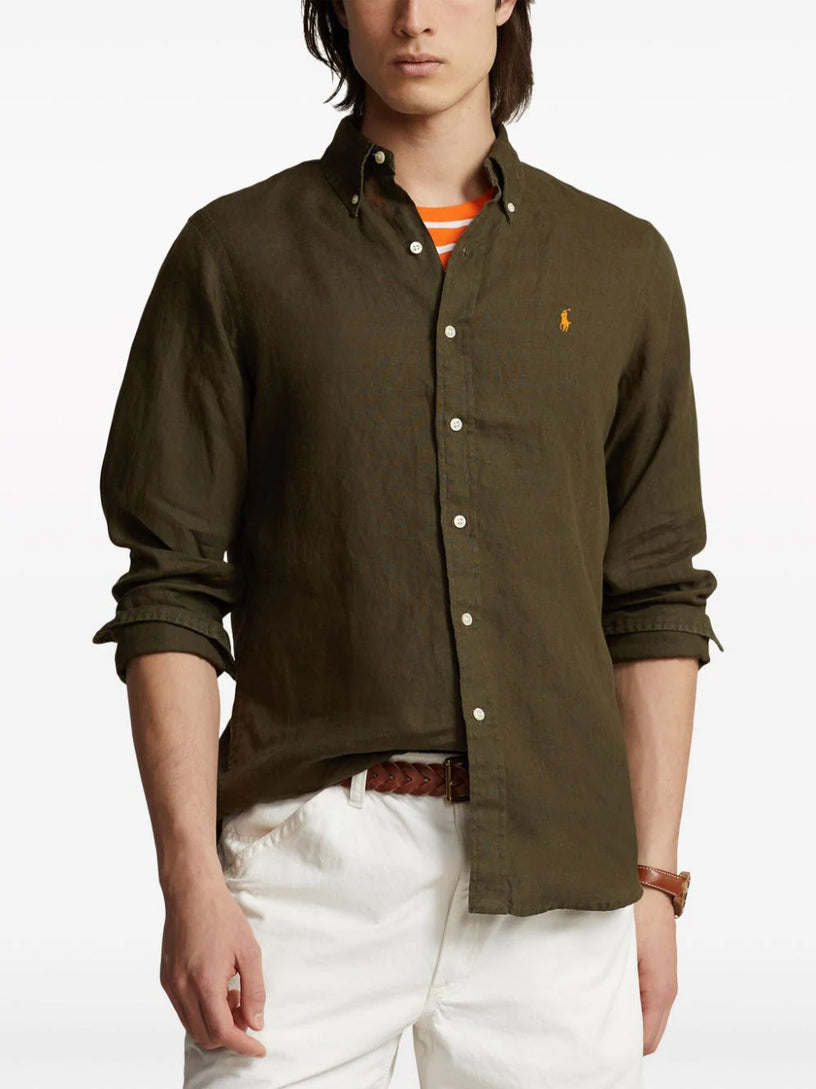 Slim-Fit linen shirt