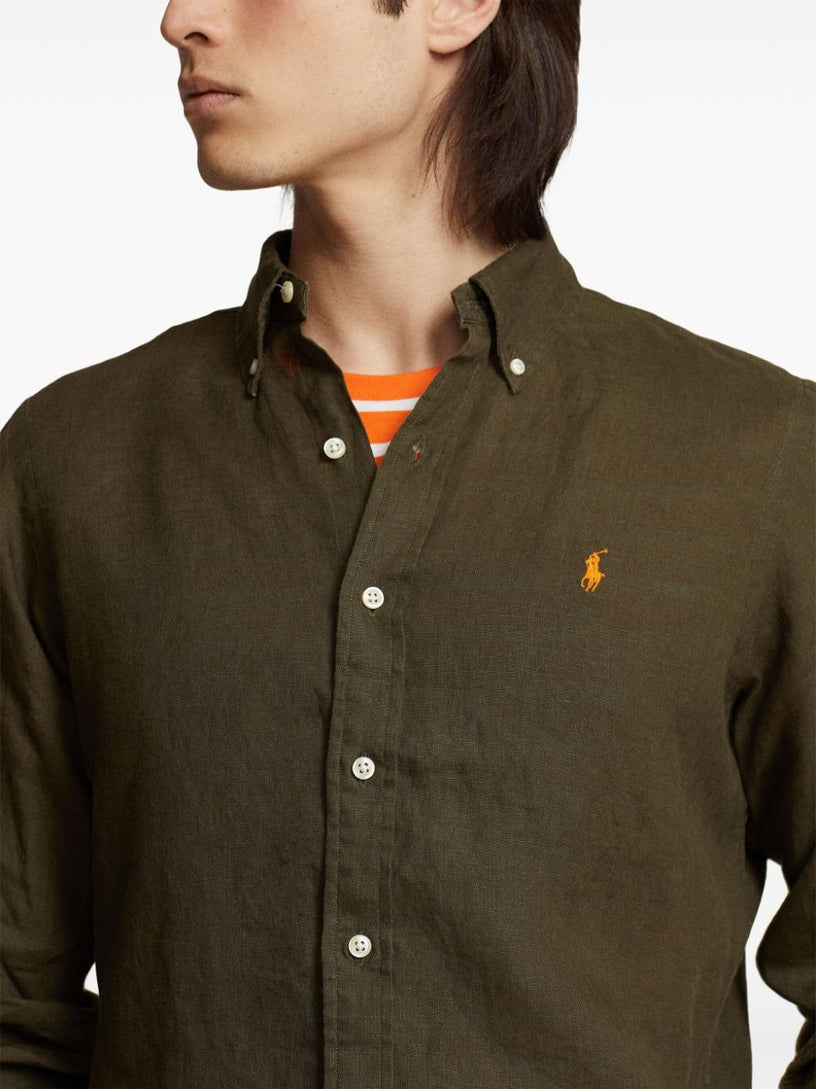 Slim-Fit linen shirt