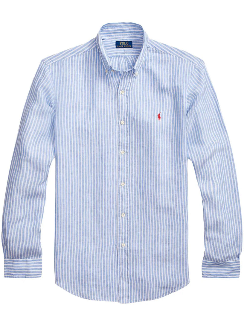 POLO RALPH LAUREN Custom fit striped linen shirt