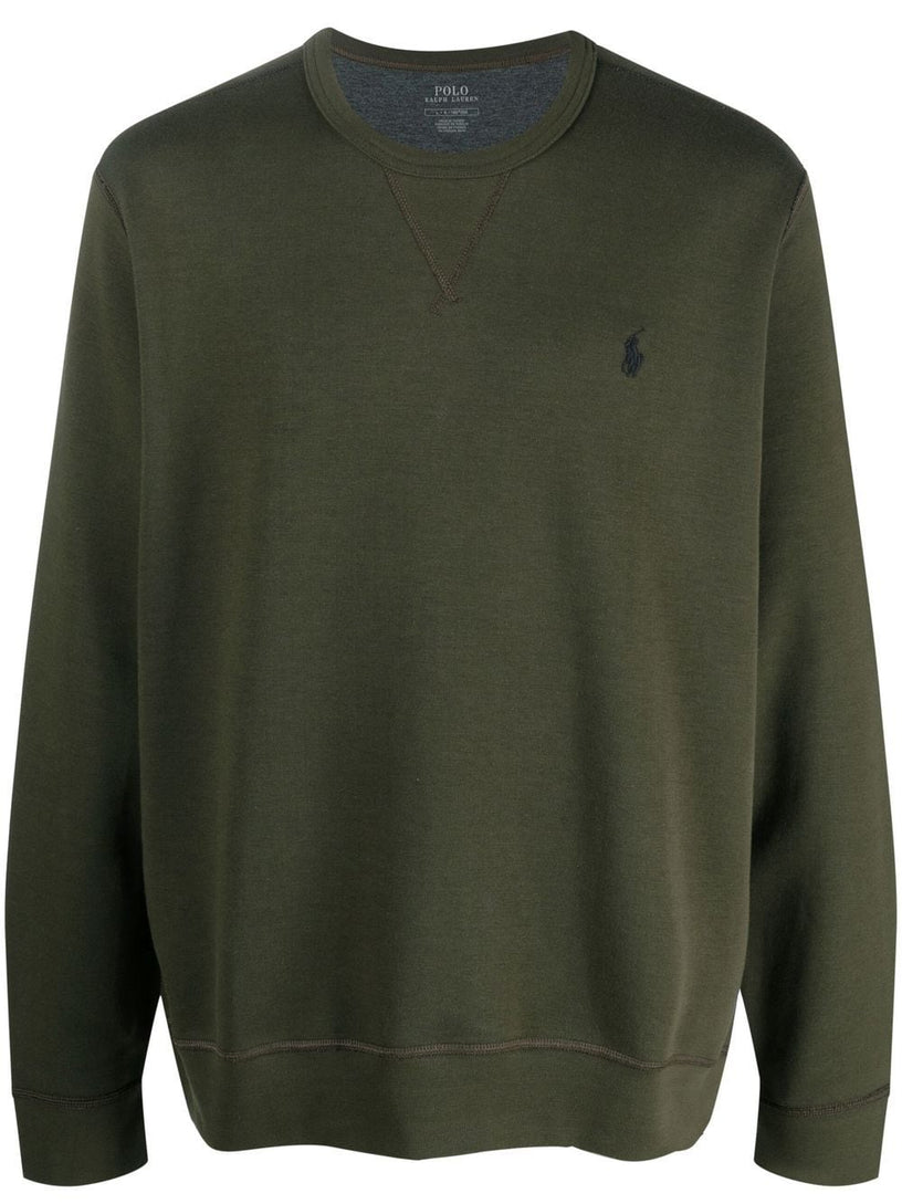 POLO RALPH LAUREN Double-knit mottled sweatshirt