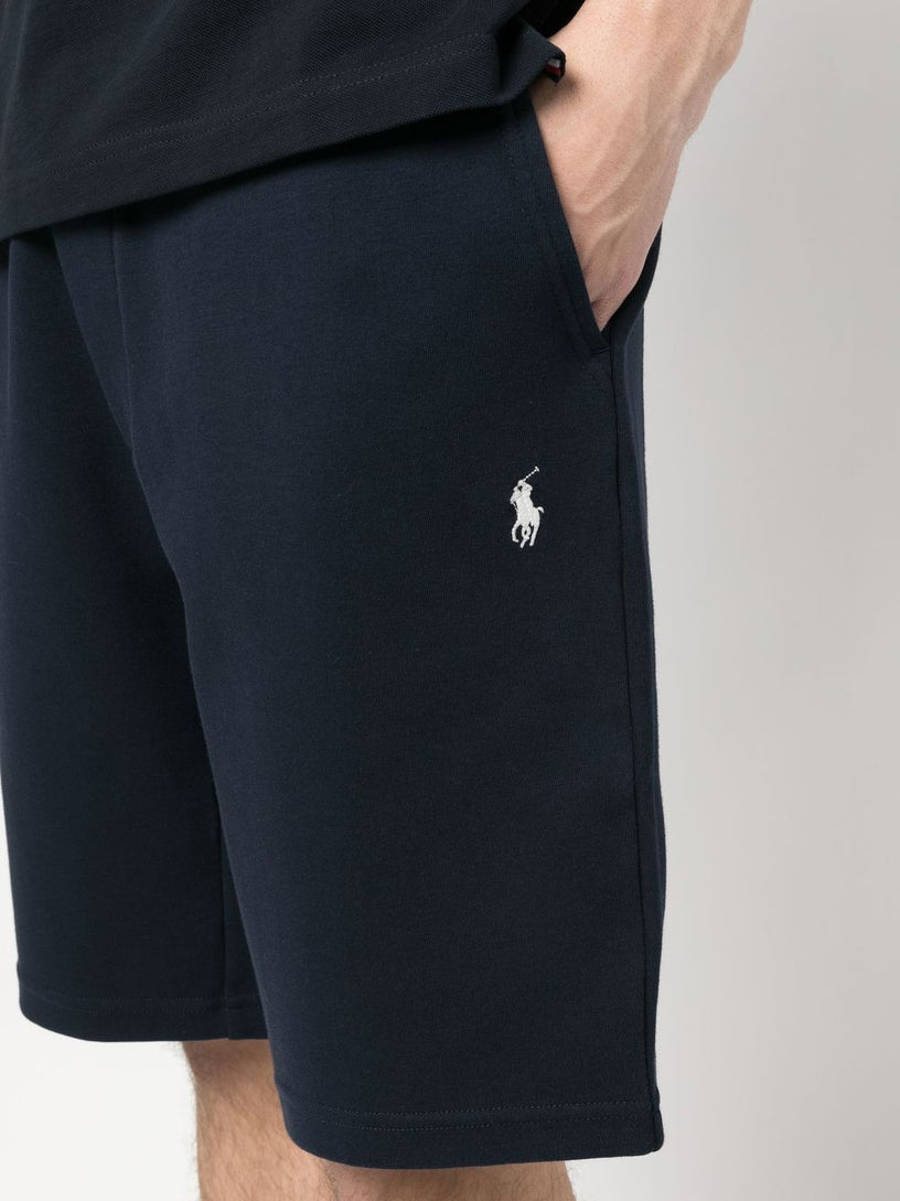 Tracksuit shorts with embroidery