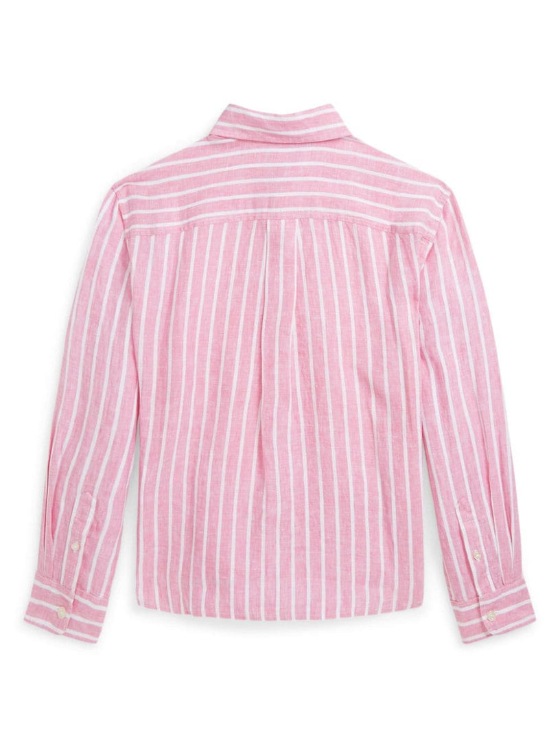 Striped Linen Boxy Shirt