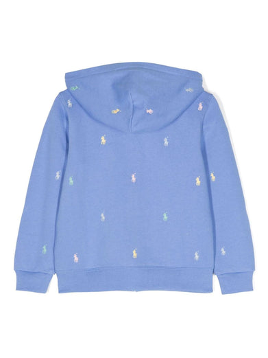 Polo Pony Fleece Full-Zip Hoodie