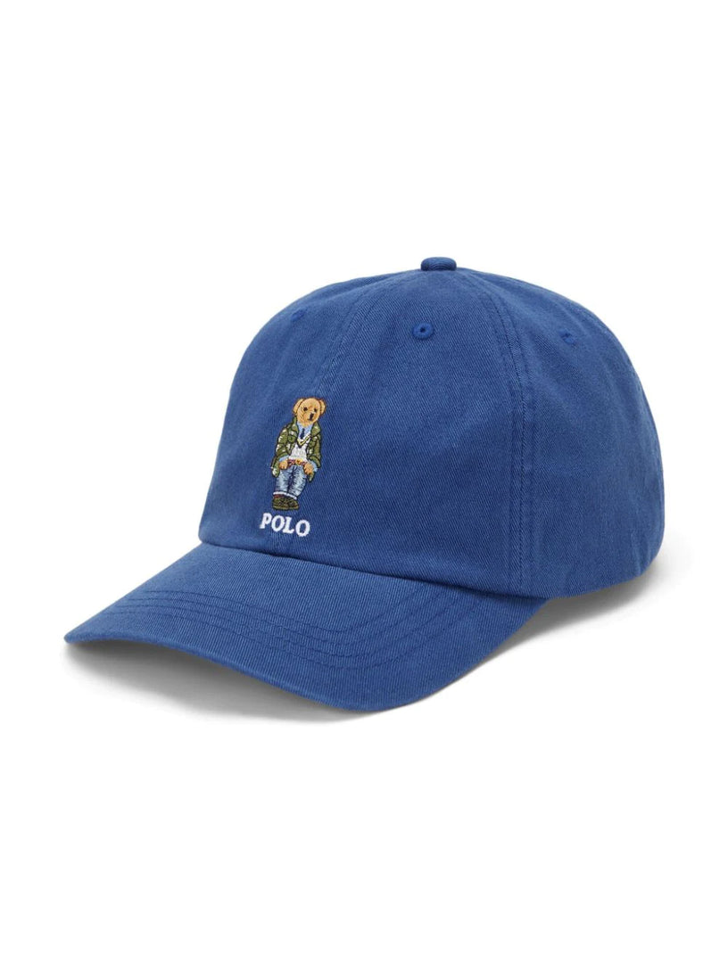 Ralph Lauren Kids Polo bear cotton twill ball cap