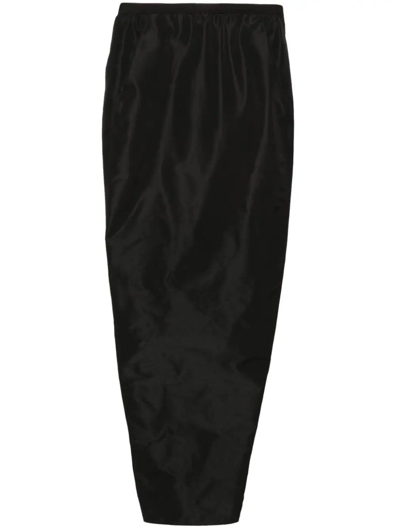 RICK OWENS Long soft pillar skirt