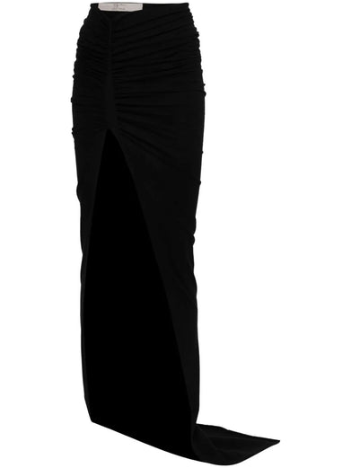 Edfu skirt in black classic cotton jersey