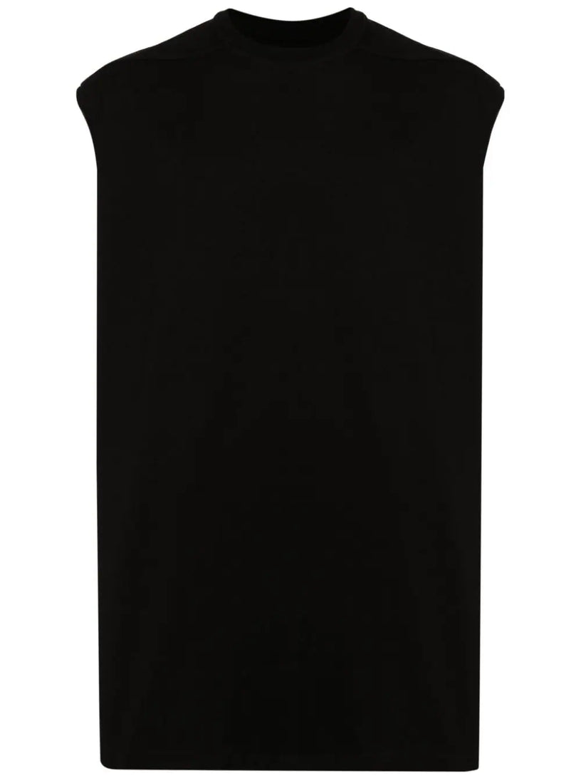 RICK OWENS Tarp t in black classic cotton