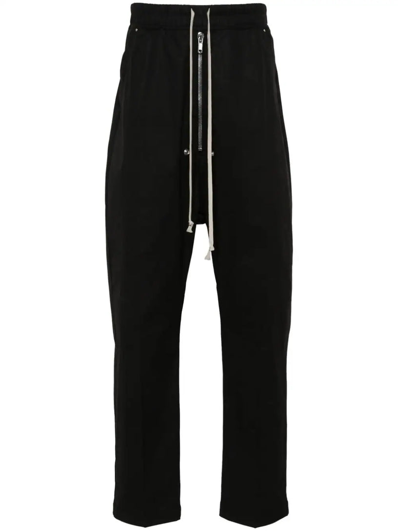 Bela pants in black heavy cotton poplin