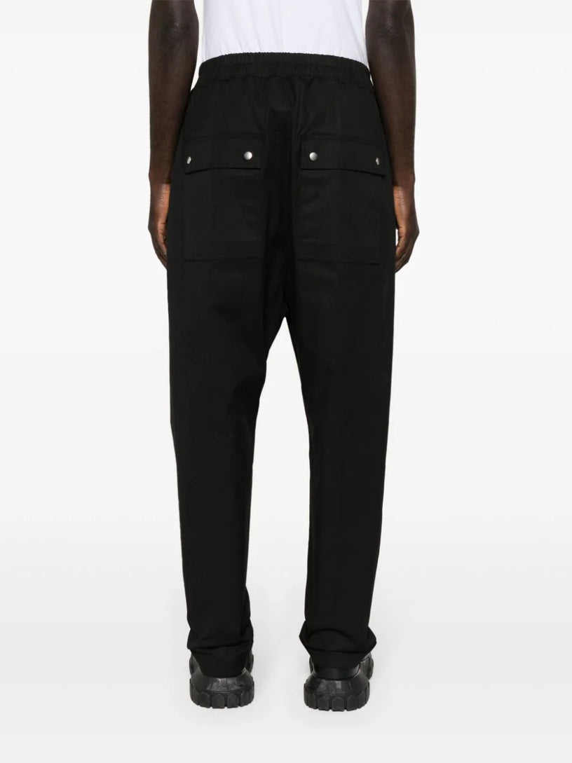 Bela pants in black heavy cotton poplin