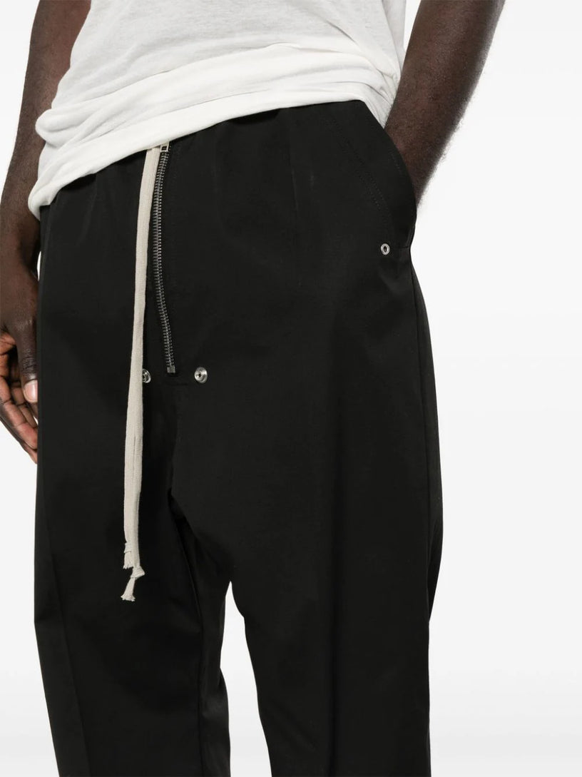 Bela pants in black heavy cotton poplin