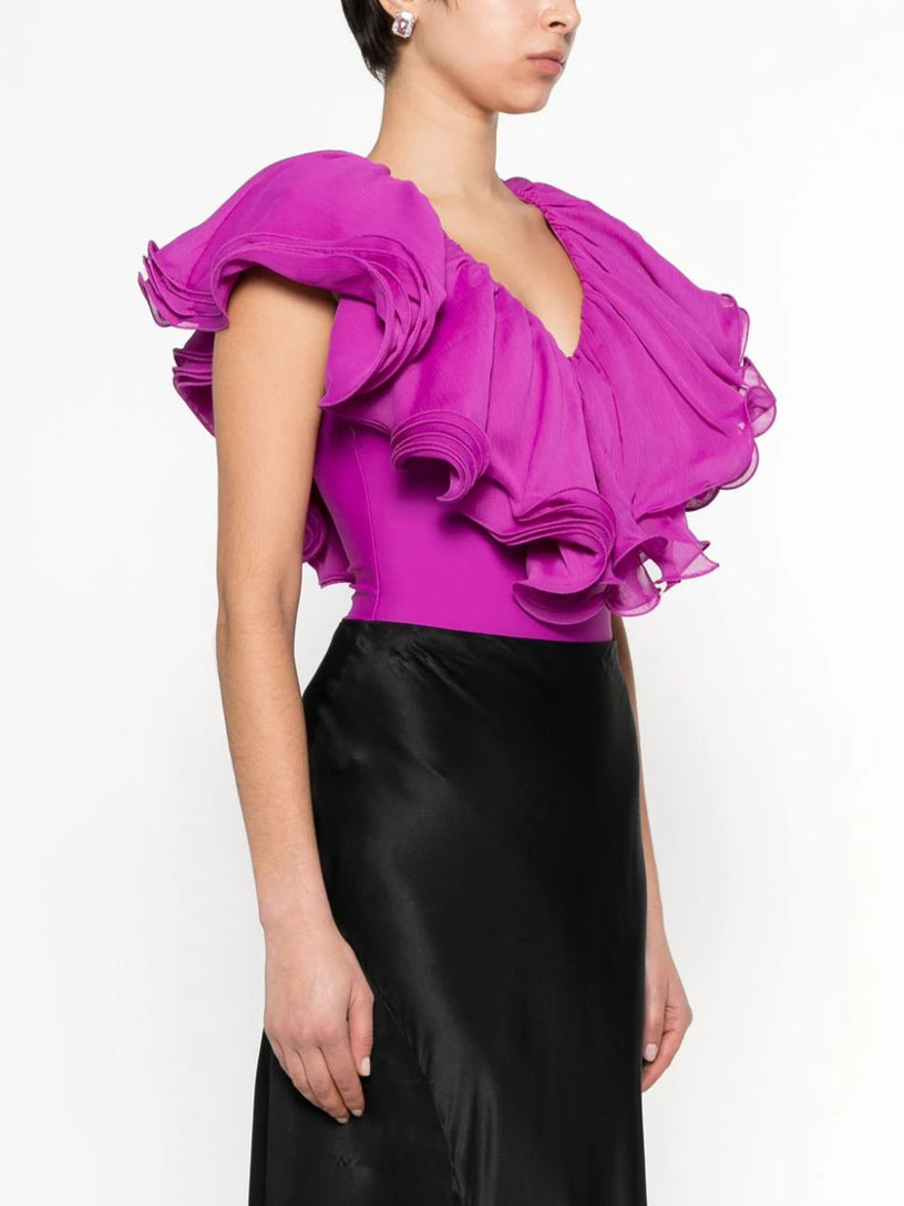 Chiffon Ruffle Body