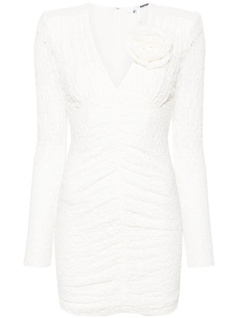 ROTATE Lace mini dress