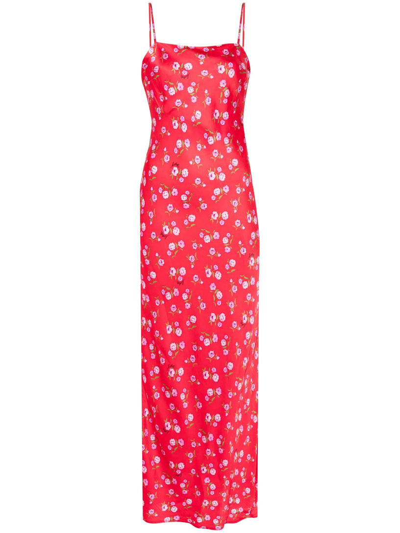 ROTATE Printed maxi dress